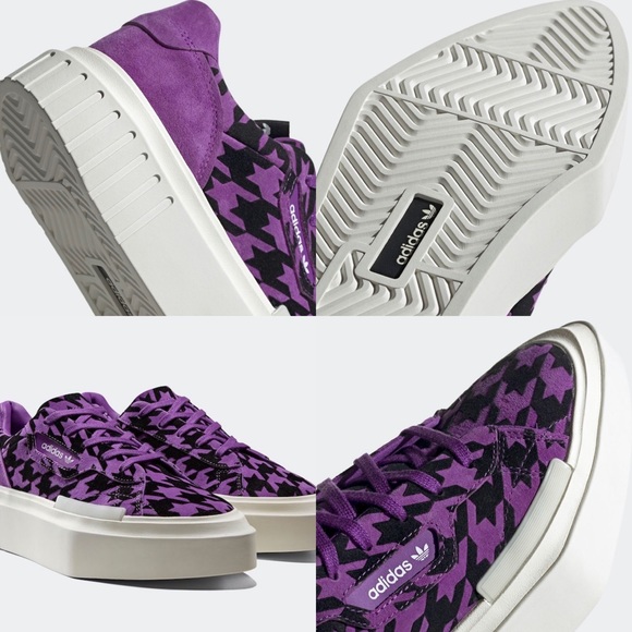 NWT ADIDAS Hypersleek Purple Houndstooth (G54057) - Picture 2 of 16